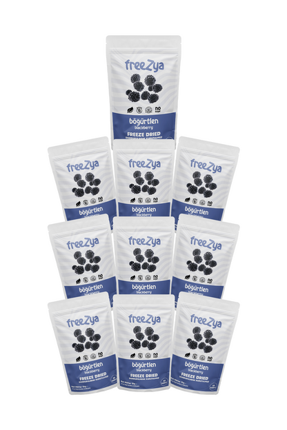 50'li Çoklu Paketler | Freeze Dry Kurutulmuş Böğürtlen| Toptan Fiyat | Freezya