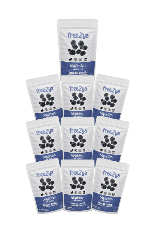 50'li Çoklu Paketler | Freeze Dry Kurutulmuş Böğürtlen| Toptan Fiyat | Freezya