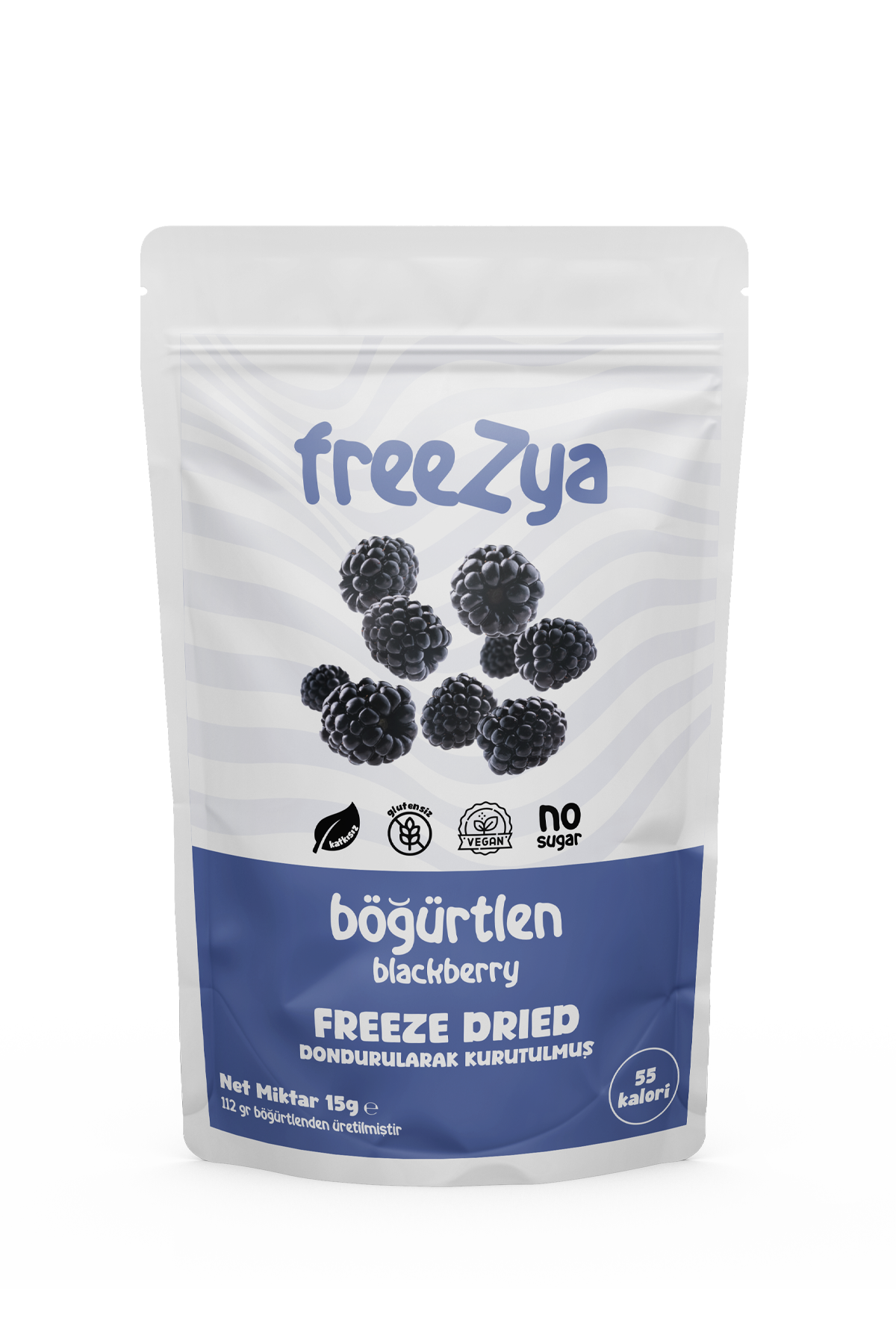 Dondurularak Kurutulmuş Böğürtlen 15g | Kurutulmuş Meyve  Freeze Dry | Freezya