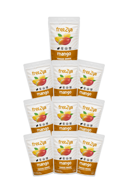 50'li Çoklu Paketler | Freeze Dry Kurutulmuş Mango| Toptan Fiyat | Freezya