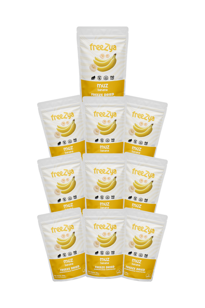 50'li Çoklu Paketler | Freeze Dry Kurutulmuş Muz| Toptan Fiyat | Freezya